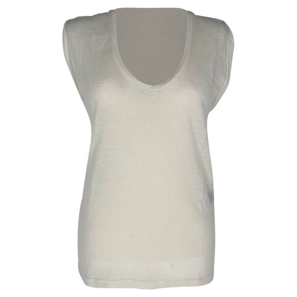 Isabel Marant Zankou T-shirt in White Linen